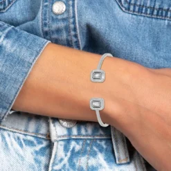 So Charm BijouxBracelet par So Charm® ornée de cristaux Swarovski® BS3397-ARGENT