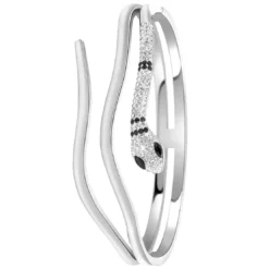 So Charm BijouxBracelet serpent par So Charm® ornée de cristaux Swarovski® BS2127-ARGENT
