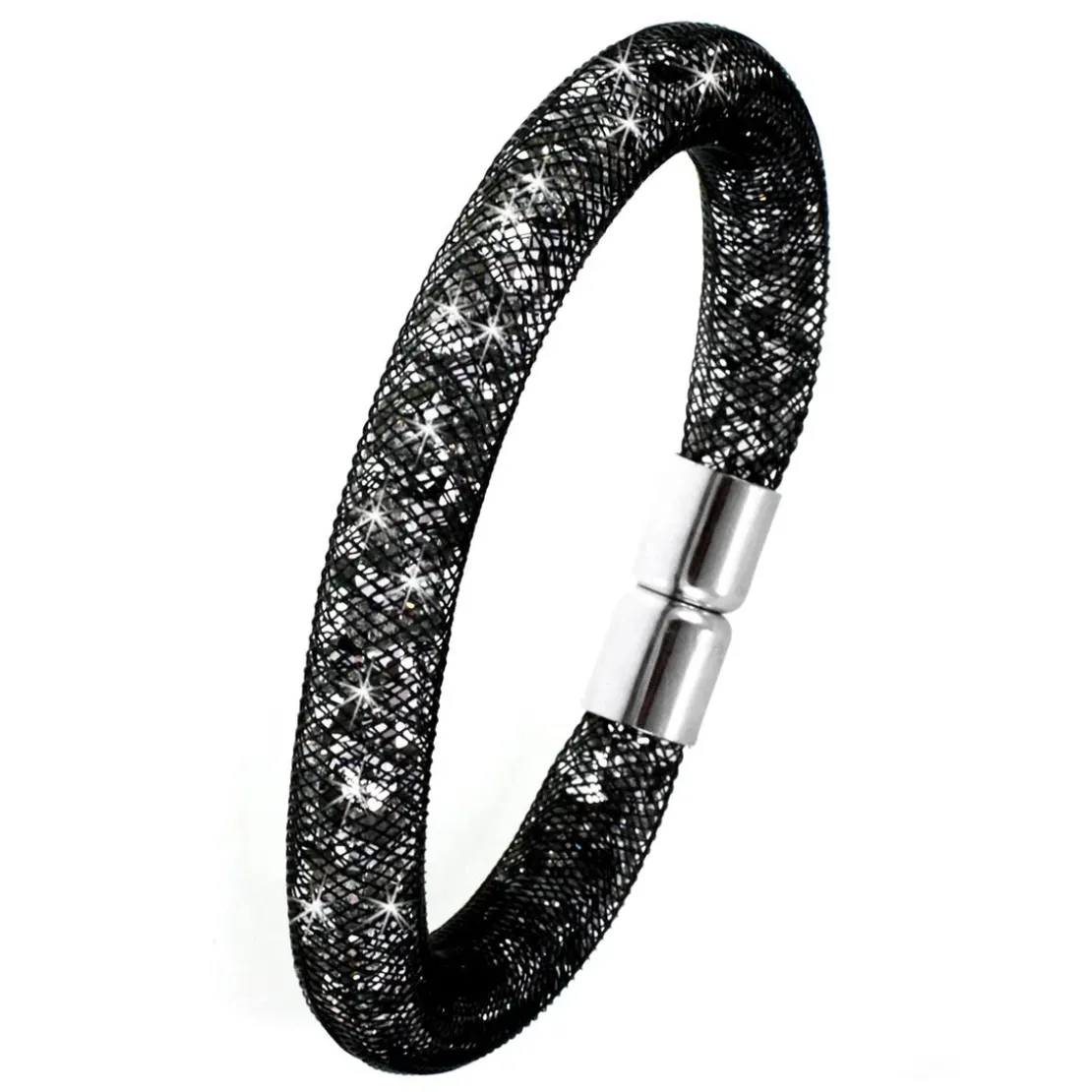 So Charm BijouxBracelet strass tube noir - SoCharm