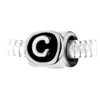 So Charm BijouxCharm perle lettre C en acier par SC Crystal