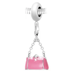 So Charm BijouxCharm perle Sac à main rose par SC Crystal Paris®