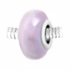 So Charm BijouxCharm perle verre nacré rose et acier par SC Crystal