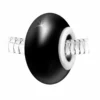 So Charm BijouxCharm perle verre nacré noir et acier - So Charm