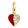 So Charm BijouxCharms Et PerlesSo Charm - CH0385-DORE - Charm Coeur Rouge