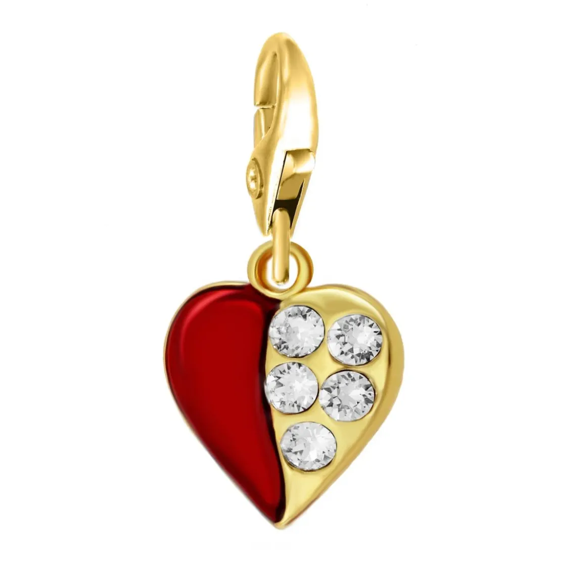 So Charm BijouxCharms Et PerlesSo Charm - CH0385-DORE - Charm Coeur Rouge