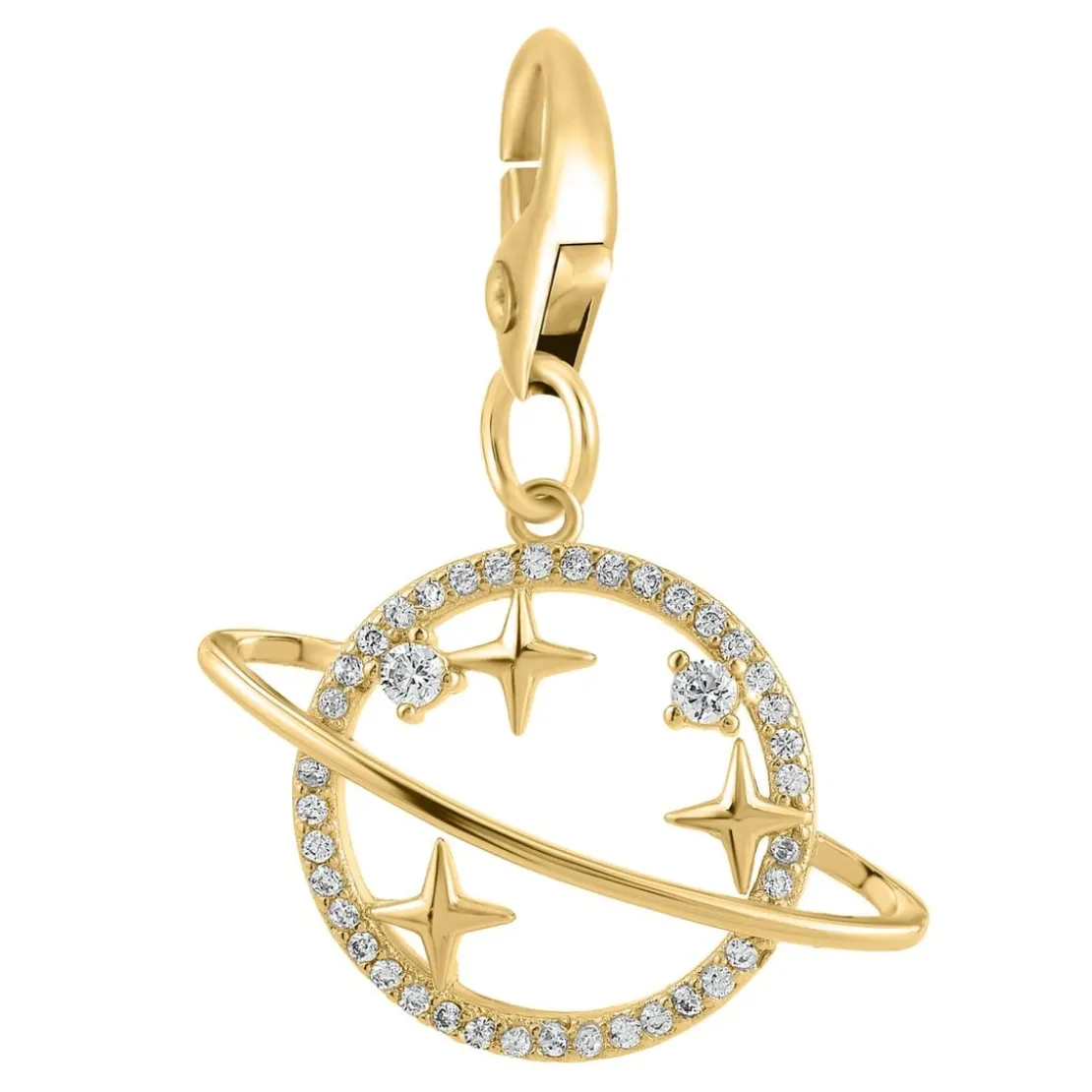 So Charm BijouxCharms Et PerlesSo Charm - CH1285-DORE - Charm Saturne