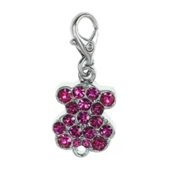 So Charm BijouxCharms Et PerlesSo Charm - CH1019-ARGENT-ROSE - Charm Nounours Rose