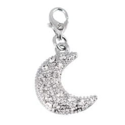 So Charm BijouxCharms Et PerlesSo Charm - CH0178-ARGENT - Charm Lune Strass