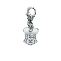 So Charm BijouxCharms Et PerlesSo Charm - CH0989-ARGENT - Charm Corset Blanc