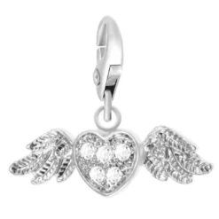 So Charm BijouxCharms Et PerlesSo Charm - CH0166-ARGENT - Charm Coeur Ailé