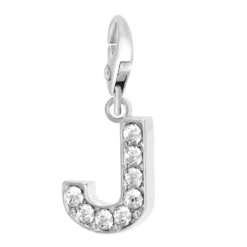 So Charm BijouxCharms Et PerlesSo Charm - CH0023-ARGENT - Charm Lettre J