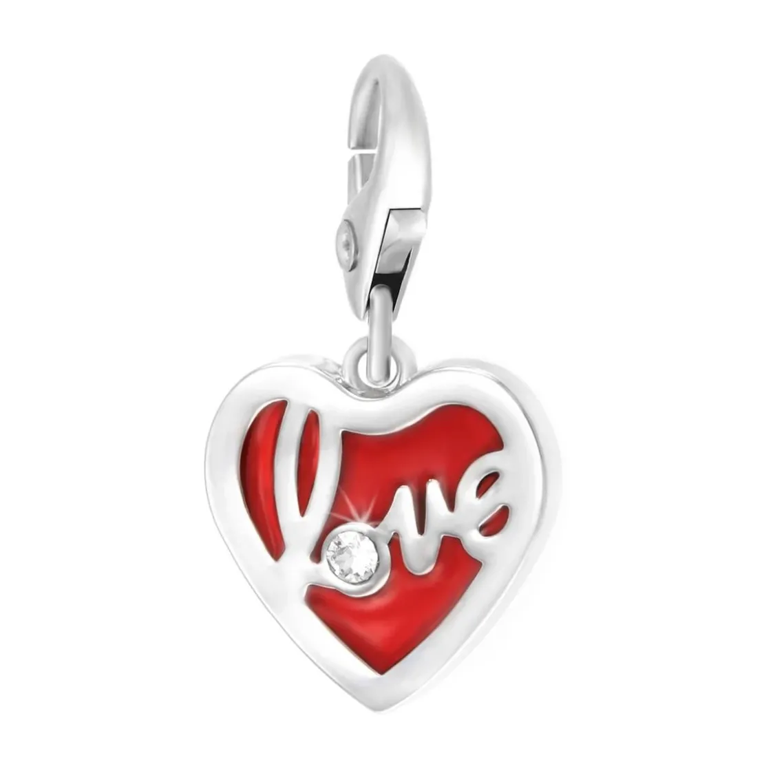 So Charm BijouxCharms Et PerlesSo Charm - CH0384-ARGENT - Charm Love Coeur