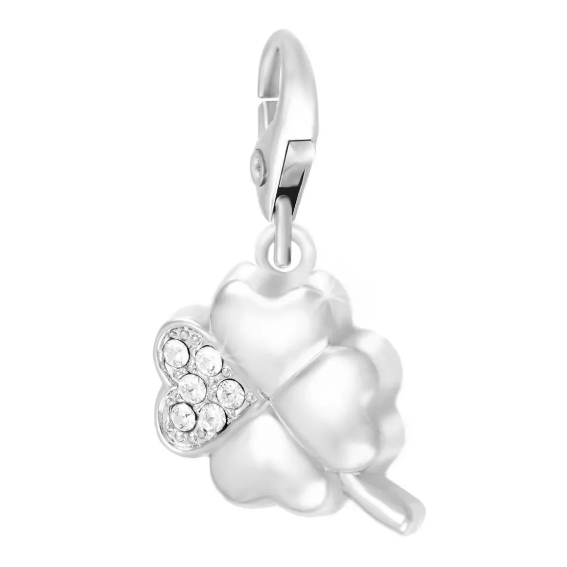 So Charm BijouxCharms Et PerlesSo Charm - CH1005-ARGENT-BLANC - Charm Trèfle