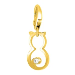 So Charm BijouxCharms Et PerlesSo Charm - CH0437-DORE - Charm Chat Doré