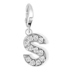 So Charm BijouxCharms Et PerlesSo Charm - CH0032-ARGENT - Charm Lettre S