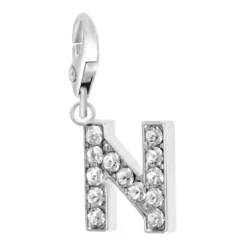 So Charm BijouxCharms Et PerlesSo Charm - CH0027-ARGENT - Charm Lettre N