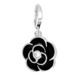 So Charm BijouxCharms Et PerlesSo Charm - CH0175-ARGENT - Charm Rose Noire