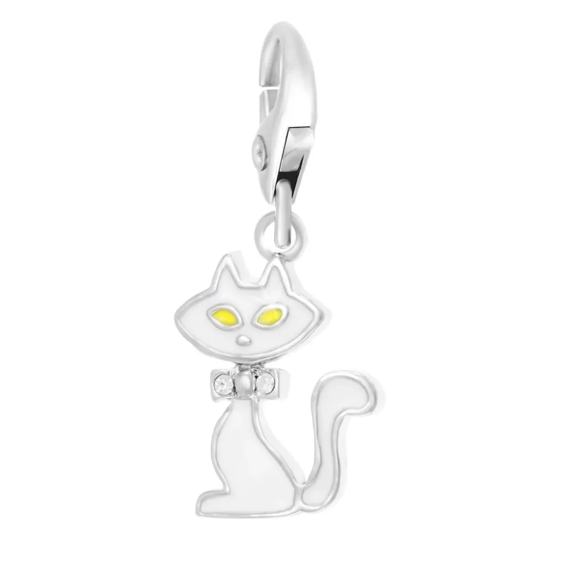 So Charm BijouxCharms Et PerlesSo Charm - CH0151-ARGENT - Charm Chat Blanc
