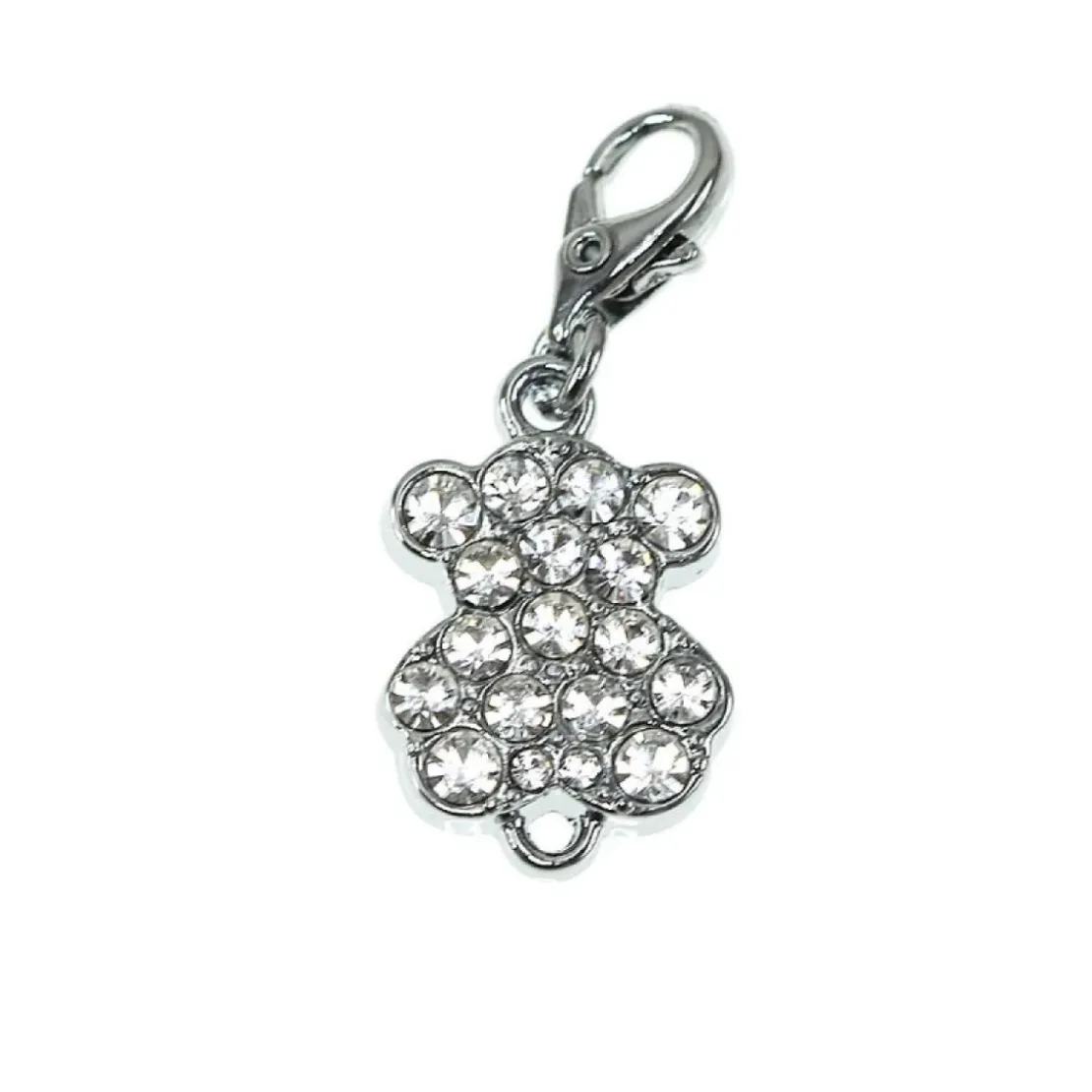 So Charm BijouxCharms Et PerlesSo Charm - CH1019-ARGENT-BLANC - Charm Nounours Blanc