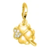 So Charm BijouxCharms Et PerlesSo Charm - CH1005-DORE-BLANC - Charm Trèfle