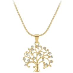 So Charm BijouxCollier arbre de vie par So Charm® ornée de cristaux Swarovski® BS2037-DORE-COLLIER