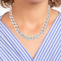 So Charm BijouxCollier Argenté avec Cristaux scintillants SoCharm