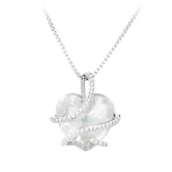 So Charm BijouxCollier coeur par So Charm® ornée de cristaux Swarovski® BS1409-CRYS