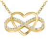 So Charm BijouxCollier cœur et infini par So Charm® ornée de cristaux Swarovski® BS2845-DORE