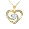 So Charm BijouxCollier cœur par So Charm® ornée de cristaux Swarovski® BS2810-DORE