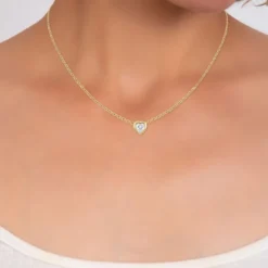 So Charm BijouxCollier cœur par So Charm® ornée de cristaux Swarovski® BS3084-DORE
