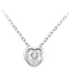 So Charm BijouxCollier cœur par So Charm® ornée de cristaux Swarovski® BS3084-ARGENT