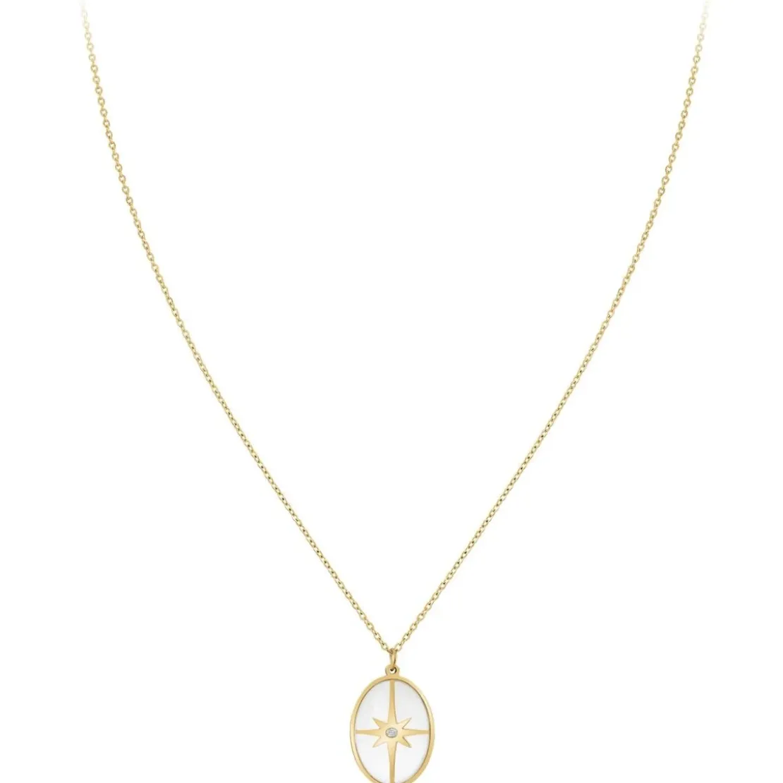 So Charm BijouxCollier Femme So Charm - BD2647-DORE-DIAMANT - Collier Mode Doré