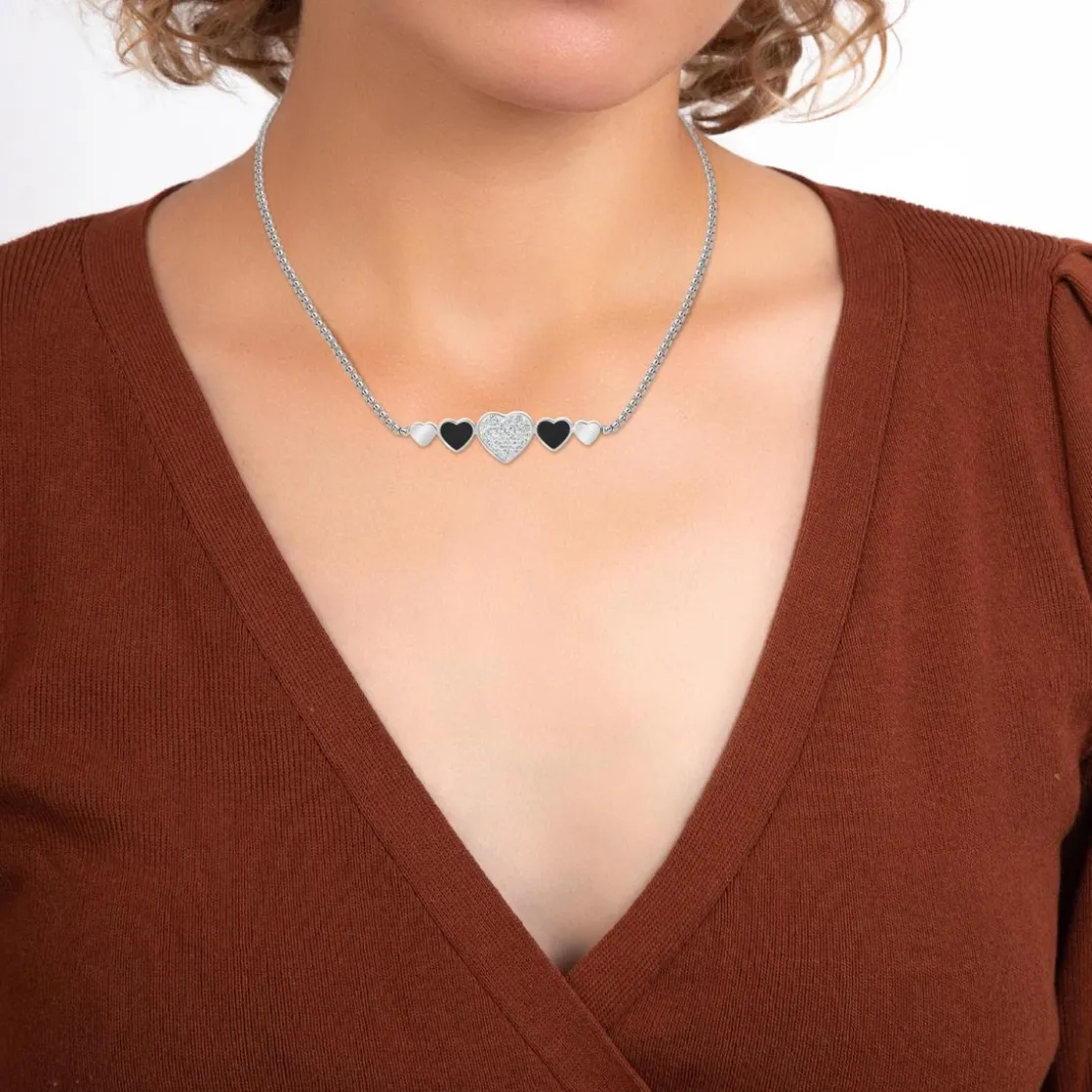 So Charm BijouxCollier Femme So Charm - B2935-ARGENT-COLLIER - Collier Coeur Argenté