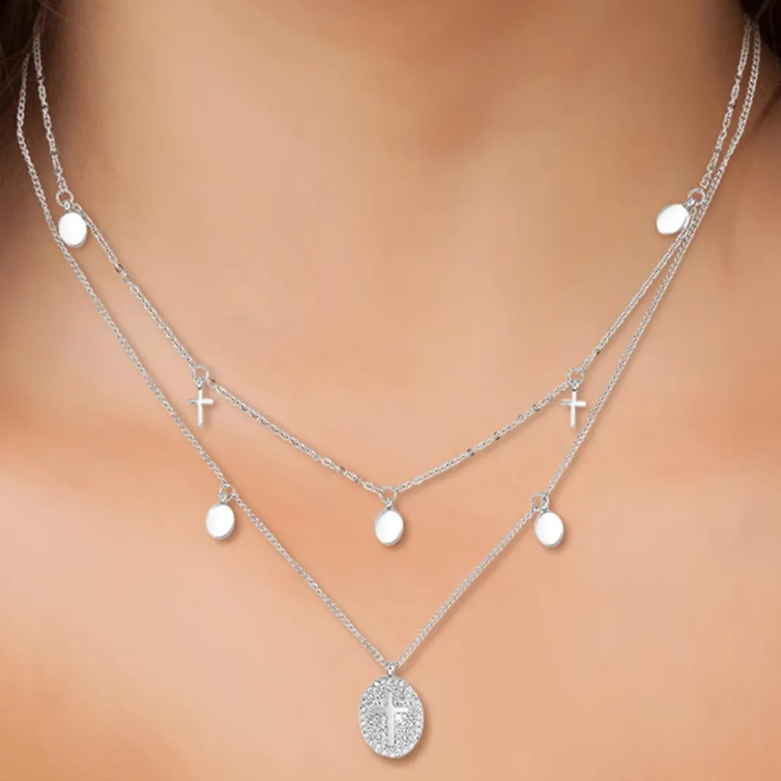 So Charm BijouxCollier Femme So Charm - B2222-ARGENT - Collier Mode Argenté