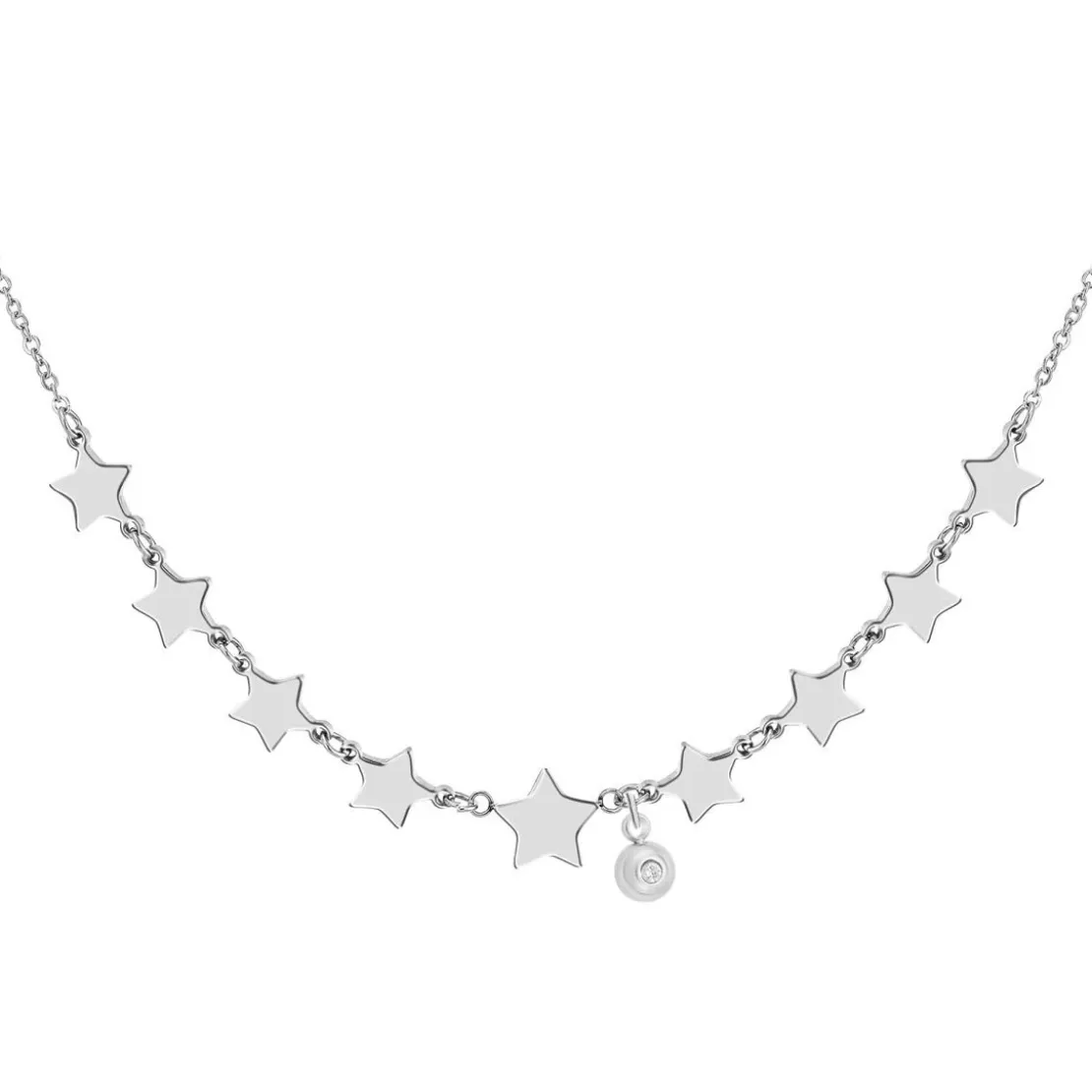 So Charm BijouxCollier Femme So Charm - BD3116-ARGENT-DIAMANT - Collier Mode Argenté