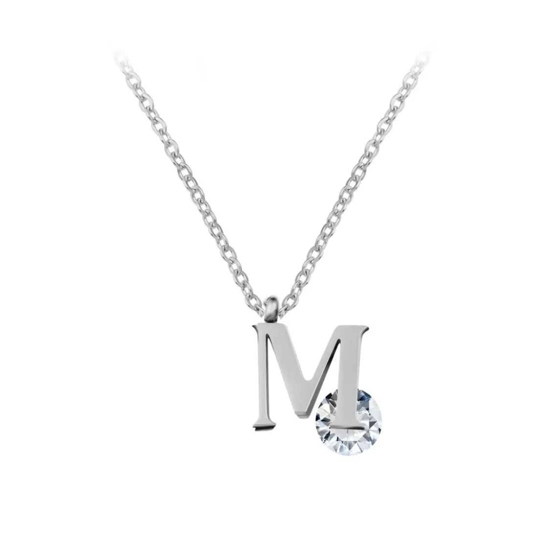 So Charm BijouxCollier Femme So Charm - B1498-M - Collier Initiale Argenté