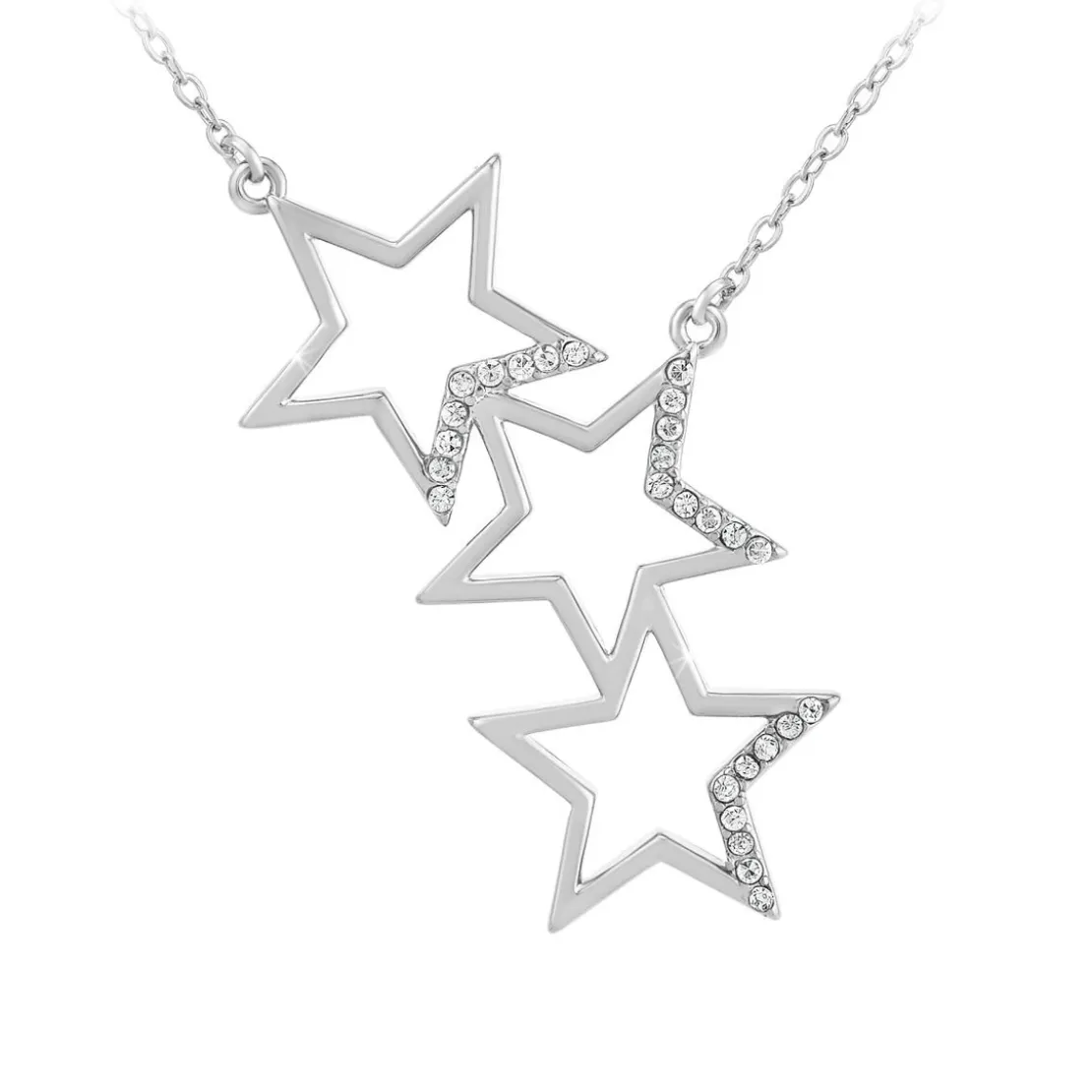 So Charm BijouxCollier Femme So Charm - B3175-ARGENT - Collier Étoile Argenté