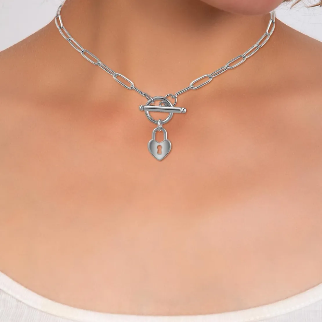 So Charm BijouxCollier Femme So Charm - B3230-ARGENT - Collier Coeur Argenté