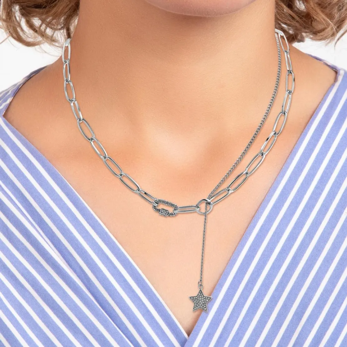 So Charm BijouxCollier Femme So Charm - B3248-ARGENT - Collier Mode Argenté