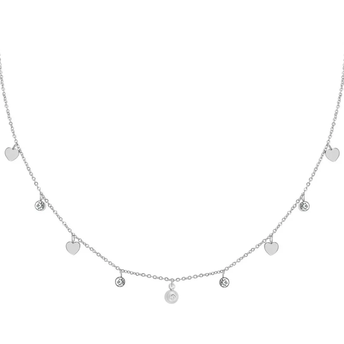 So Charm BijouxCollier Femme So Charm - BD3117-ARGENT-DIAMANT - Collier Mode Argenté