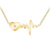 So Charm BijouxCollier Femme So Charm - BD2757-COLLIER-DORE-DIAMANT-BLANC - Collier Coeur Doré