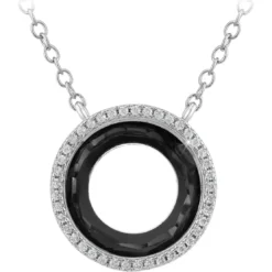 So Charm BijouxCollier Femme So Charm - B4234-NOIR - Collier Mode Argenté