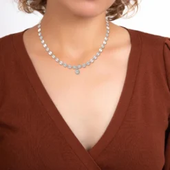 So Charm BijouxCollier Femme So Charm - BD2392-ARGENT-DIAMANT - Collier Mode Argenté