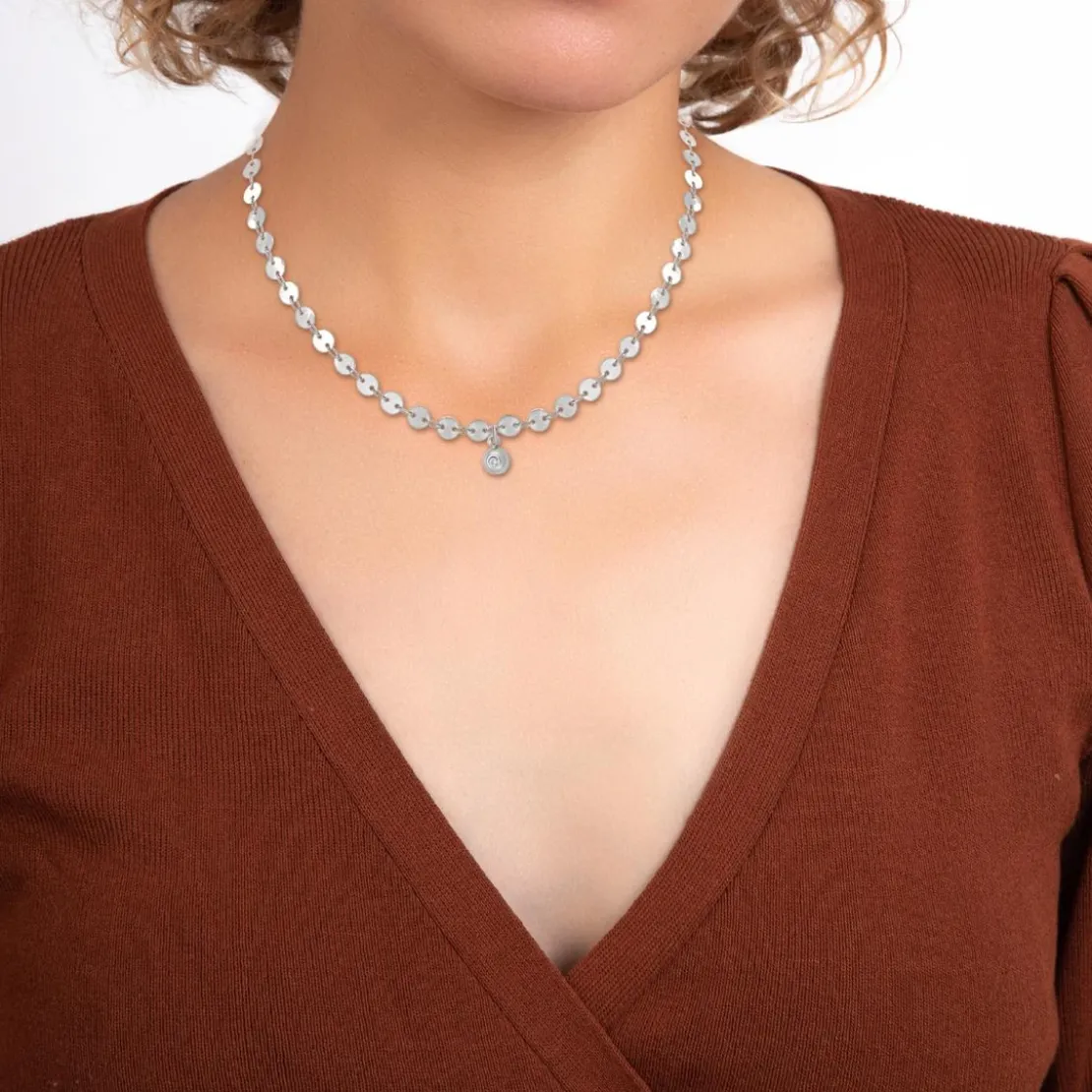 So Charm BijouxCollier Femme So Charm - BD2392-ARGENT-DIAMANT - Collier Mode Argenté