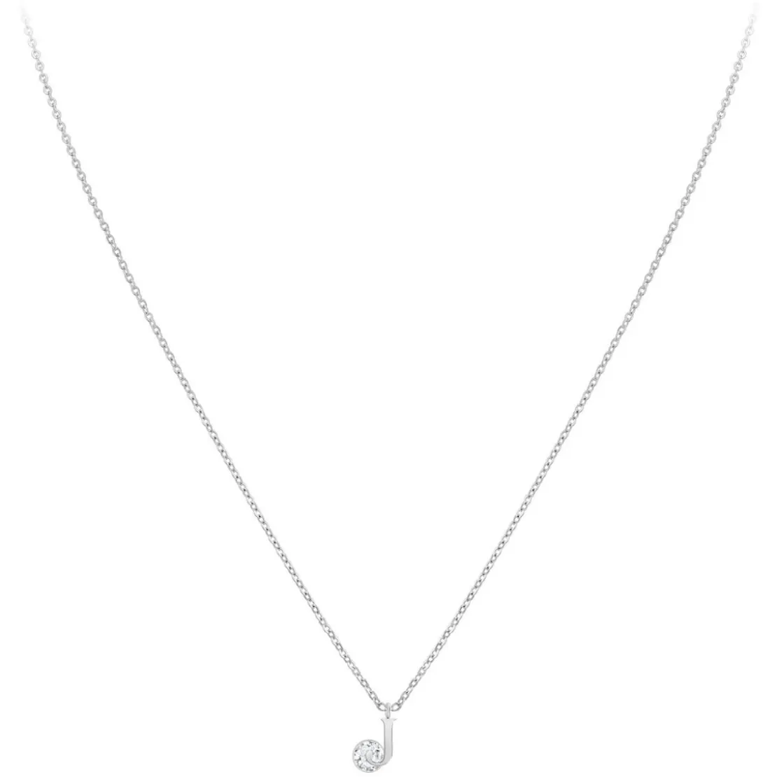 So Charm BijouxCollier Femme So Charm - B1498-J - Collier Initiale Argenté