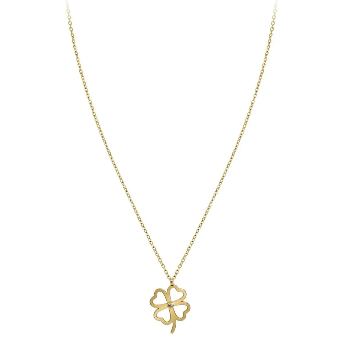 So Charm BijouxCollier Femme So Charm - BD4096-DORE - Collier Trèfle Doré