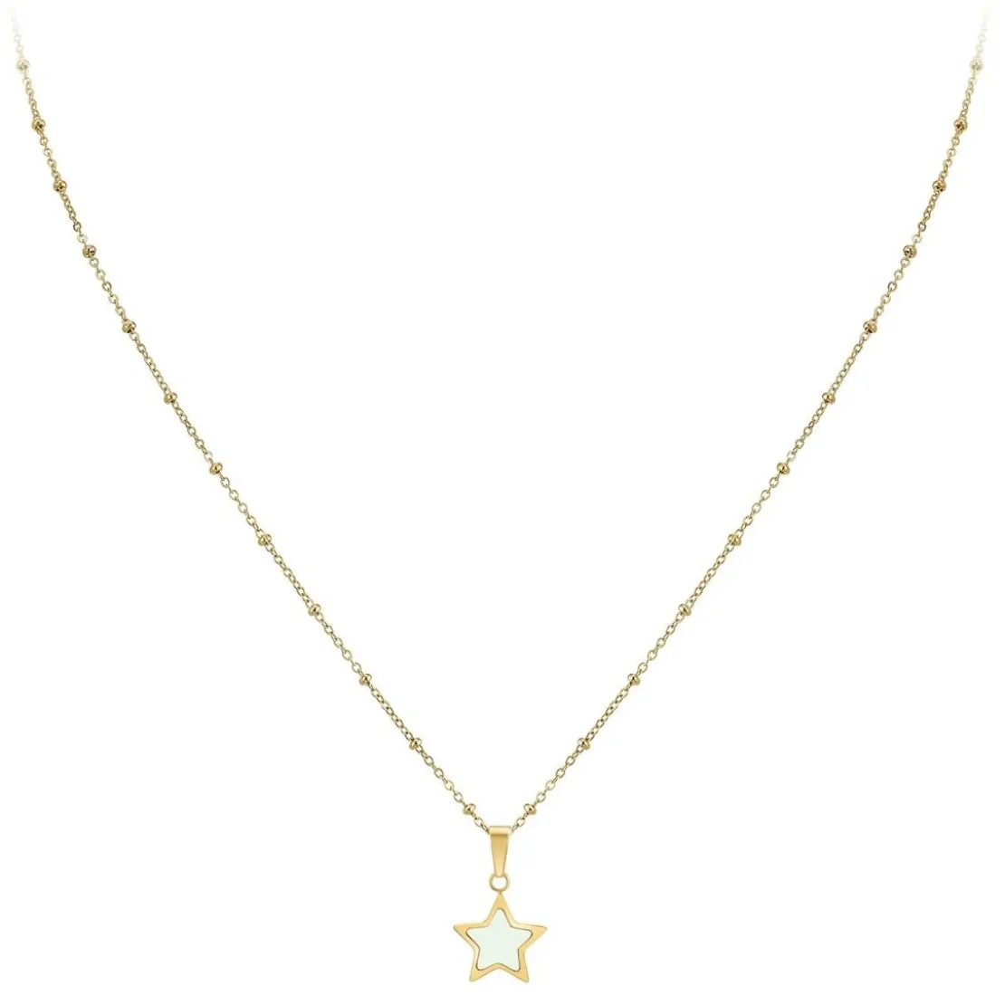 So Charm BijouxCollier Femme So Charm - B3000-DORE - Collier Étoile Doré