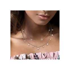 So Charm BijouxCollier Femme So Charm - B2263-ARGENT+B2370-ARGENT - Collier Mode Argenté