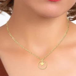 So Charm BijouxCollier Femme So Charm - B3009-DORE - Collier Étoile Doré