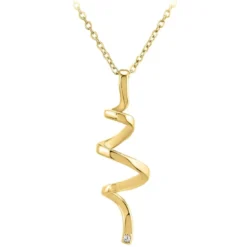 So Charm BijouxCollier Femme So Charm - BD1549-COLLIER-DORE-DIAMANT-BLANC - Collier Mode Doré